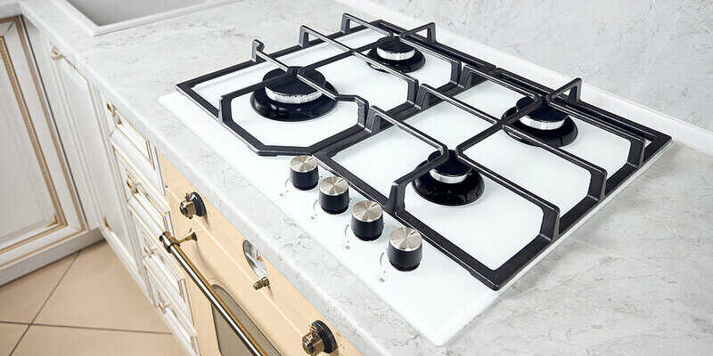 gas stove top