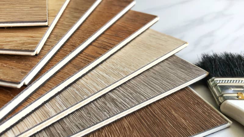 Luxury vinyl wood planks tiles for flooring