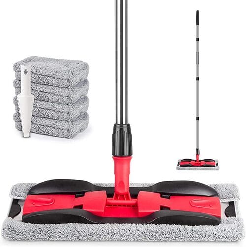 MEXERRIS Microfiber Floor Mop for Hardwood Cleaning