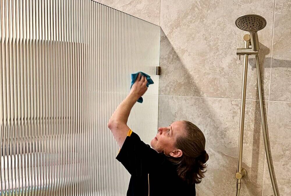 How To Clean Very Stubborn Limescale On Shower Screens