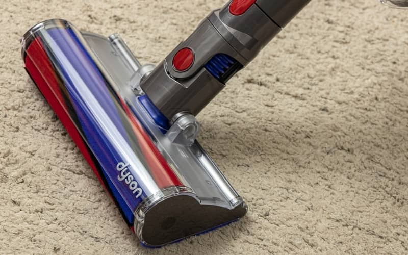 Dyson vacuum head close up
