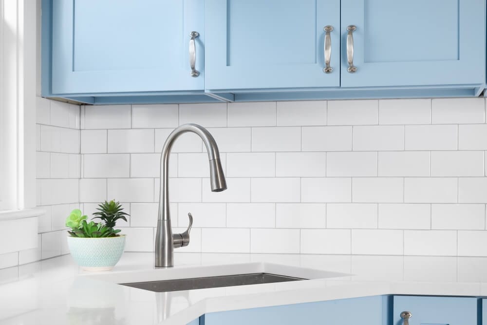 backsplash tile in a kitchen