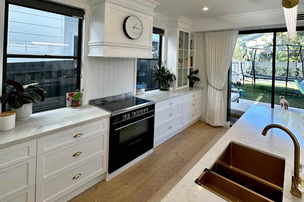A clean kitchen ready for inspection