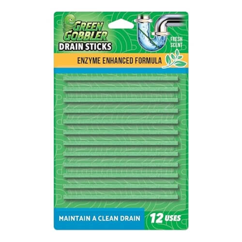 Septic-safe drain cleaner: Green Gobbler Enzyme Drain Sticks