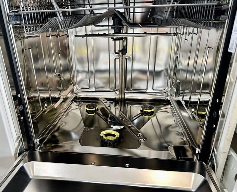 clean dishwasher interior