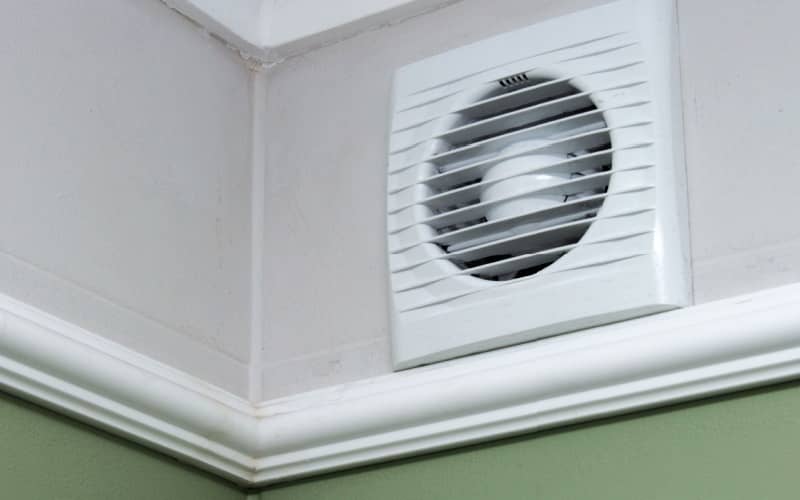 kitchen exhaust fan up close