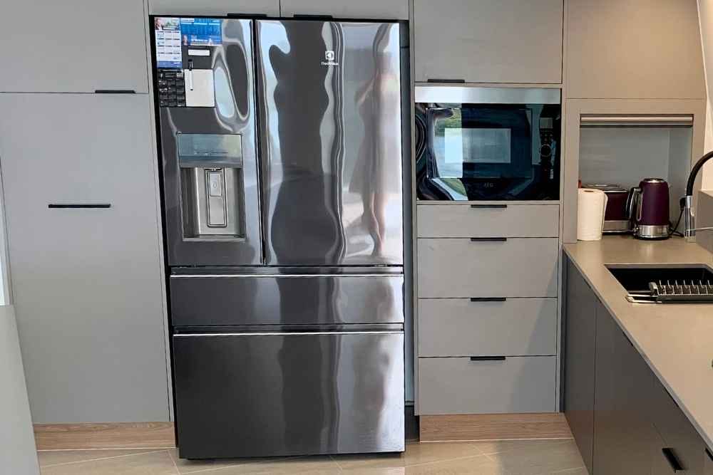 Newly cleaned fridge