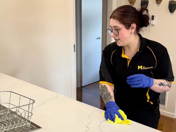 Maid2Match Geelong Professional House Cleaner Paris cleaning marble benchtop