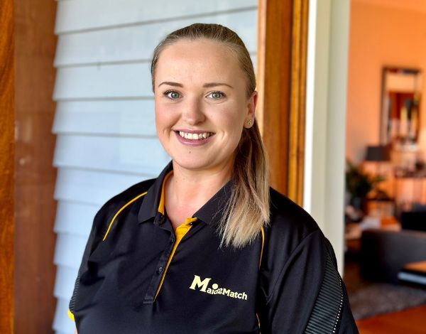 Maid2Match DVA Cleaning Brisbane Division Manager Stevie smiling
