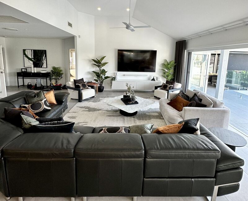 Clean living room after a Maid2Match cleaning service